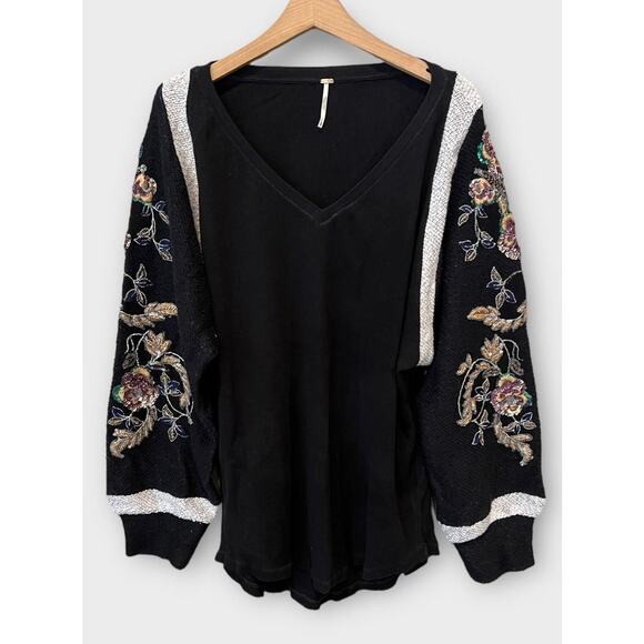 Free People Better Together Long Sleeve Top Size Small - Picture 12 of 13